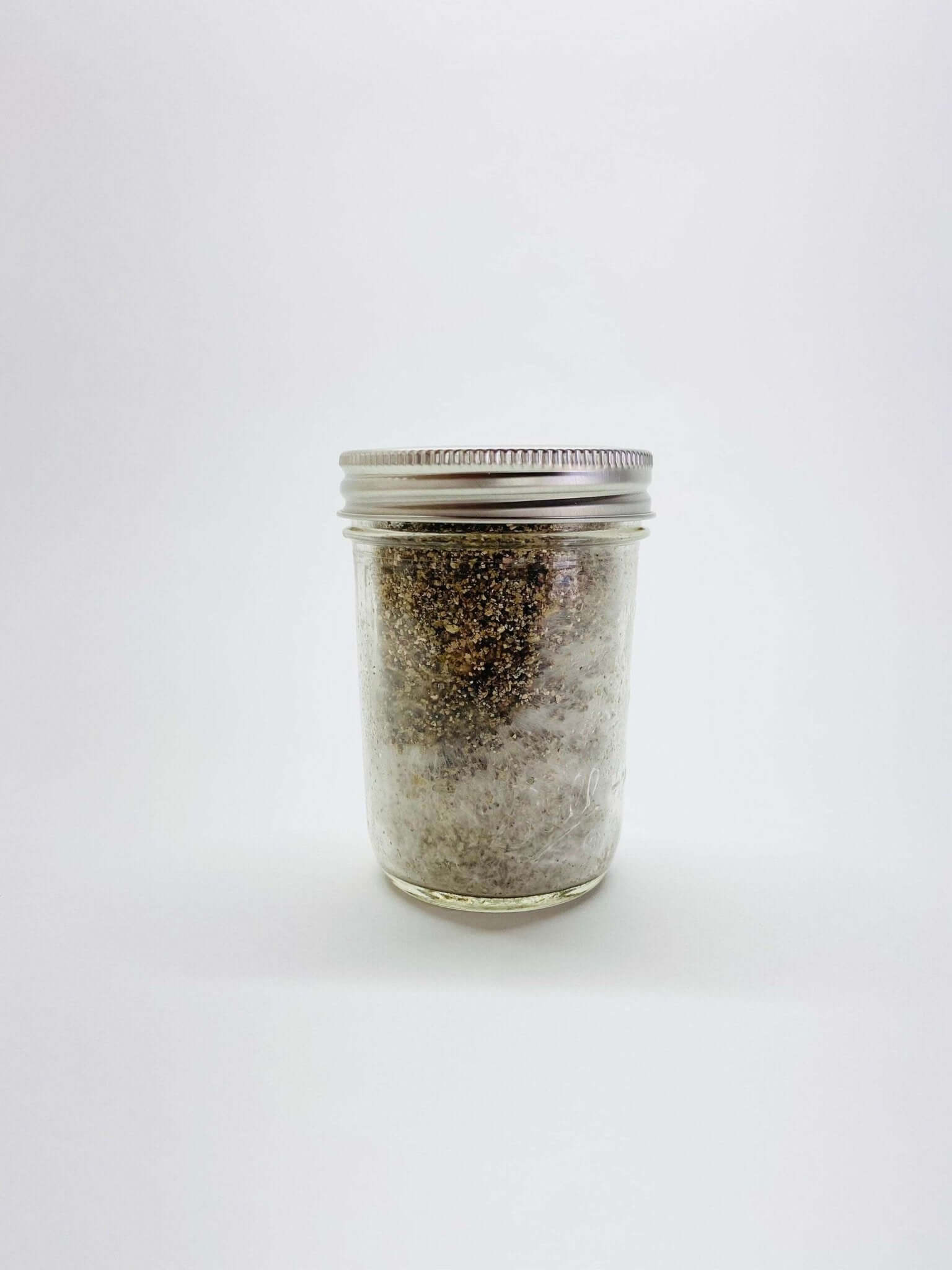 BRF Mushroom Substrate - 12 Pack Half - Pint Jars - Organic Brown Rice Flour + Vermiculite - fungicultureco