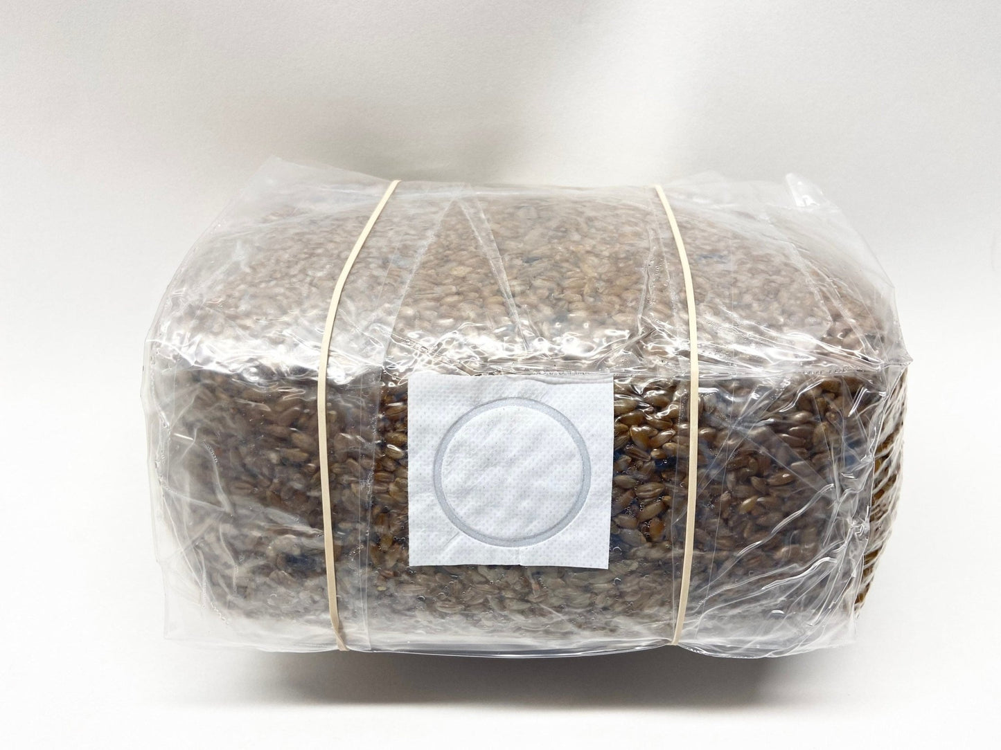 Organic Rye Berries - Mushroom Grain Spawn Substrate - Sterilized - (5 lbs.) - 0.2 Micron Filter - Self - Healing Injection Port - Grow Bag - fungicultureco